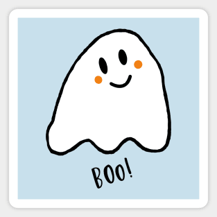 Boo! Halloween Ghost Costume Magnet